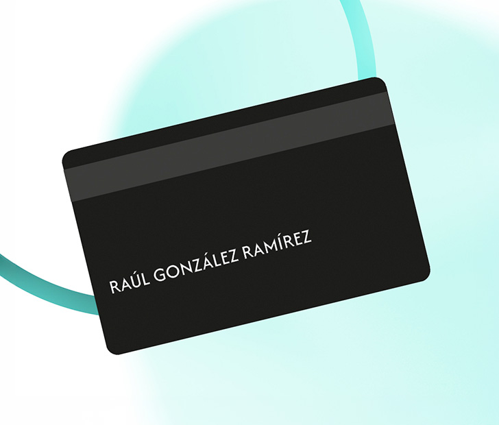 Tarjeta, crédito, datos, personal